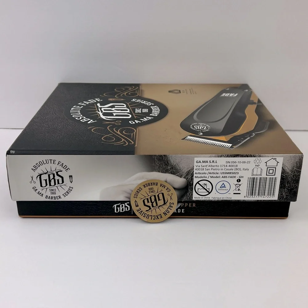 GA. MA BARBER SERIES, ABSOLUTE FADE 9 ATTACHMENTS 3 MM BUZZ CUT,3MM LONGER CUTS